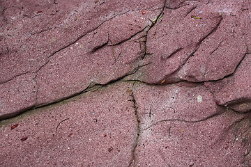 Image showing red rock texture