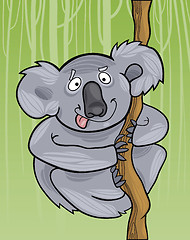 Image showing cartoon koala