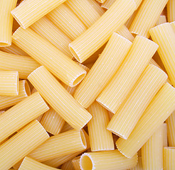 Image showing Pasta on the wooden background