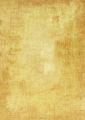 Image showing transparent brown oil paint on canvas