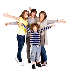 Image showing Portrait of happy family