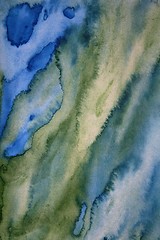 Image showing Abstract watercolor background on paper texture 