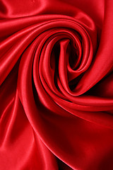 Image showing Smooth Red Silk 