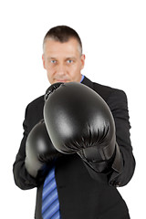 Image showing business boxing