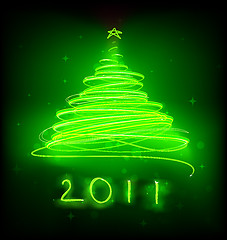 Image showing Christmas tree