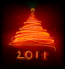 Image showing Christmas tree