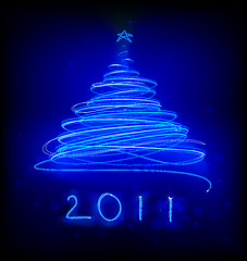 Image showing Christmas tree