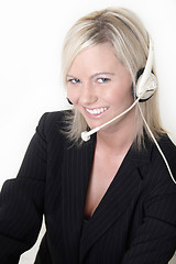 Image showing Attractive receptionist