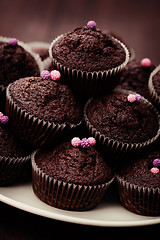 Image showing chocolate muffins