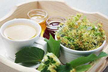 Image showing linden tea