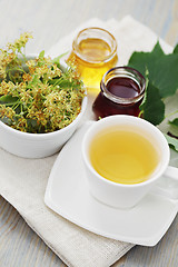 Image showing linden tea