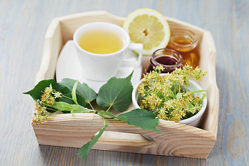 Image showing linden tea