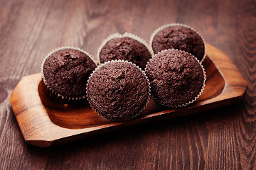 Image showing chocolate muffins