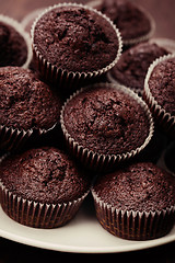 Image showing chocolate muffins