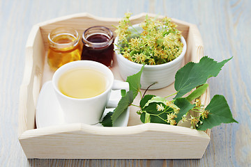 Image showing linden tea