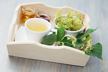 Image showing linden tea