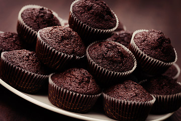 Image showing chocolate muffins