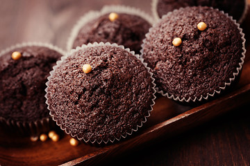 Image showing chocolate muffins