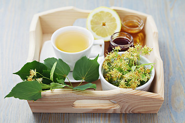 Image showing linden tea