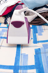 Image showing Ironing