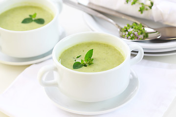 Image showing Broccoli soup