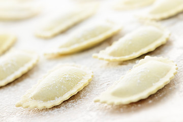 Image showing Uncooked ravioli