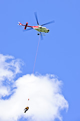 Image showing Rescue helicopter