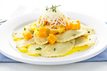 Image showing Ravioli dinner