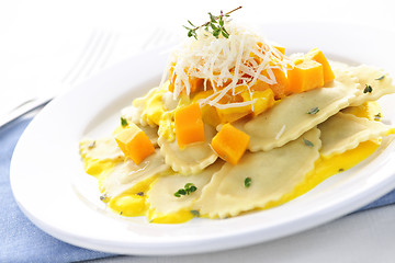 Image showing Ravioli dinner