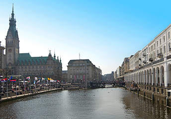 Image showing hamburg rathaus