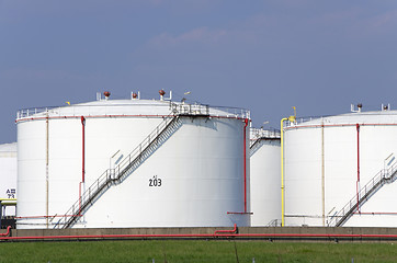 Image showing oil tanks