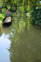 Image showing spreewald boat