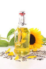 Image showing Sunflower oil