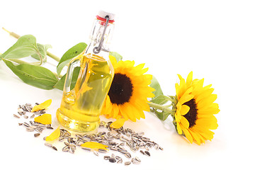 Image showing Sunflower oil