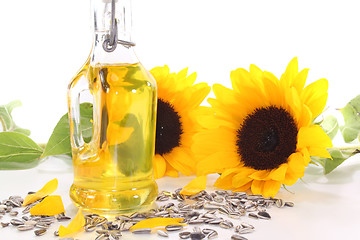 Image showing Sunflower oil