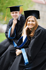 Image showing young graduate students