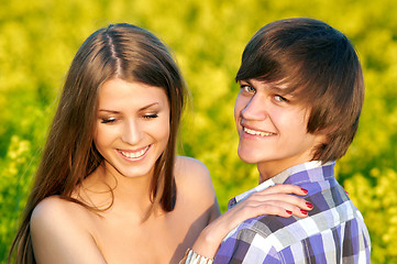 Image showing happy young couple