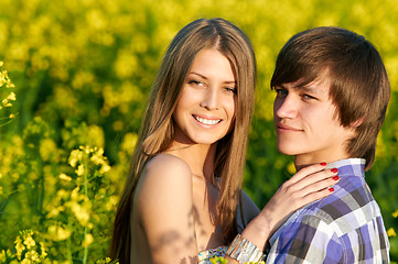 Image showing happy young couple