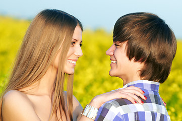 Image showing happy young couple