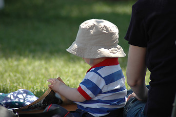 Image showing Toddler in park