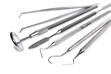 Image showing set of dental care instruments