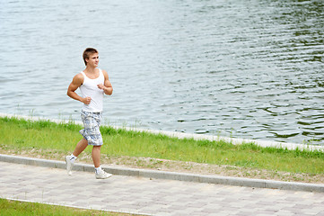 Image showing Jogging sport man