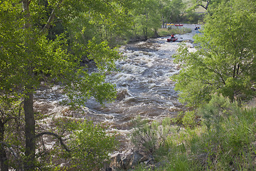 Image showing whitewater rafters 