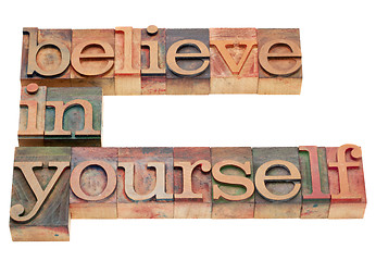 Image showing believe in yourself