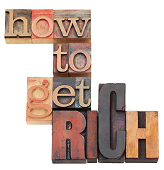 Image showing How to get rich