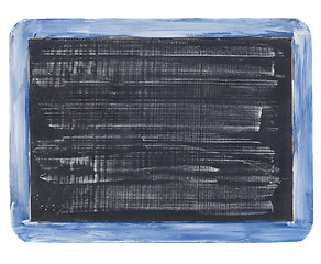 Image showing slate blackboard with chalk texture