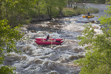 Image showing whitewater rafters 