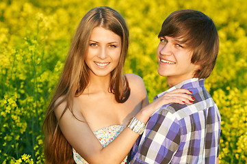 Image showing happy young couple