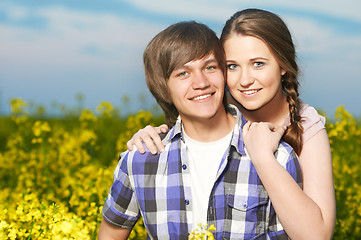 Image showing happy young couple