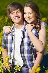 Image showing happy young couple